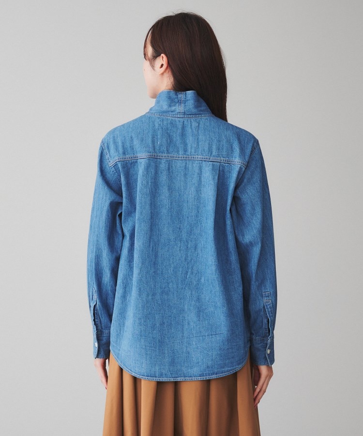 Healthy DENIM】Aloe(アロー)ボウタイデニムブラウス(シャツ Healthy DENIM】Aloe(アロー)ボウタイデニムブラウス(シャツ