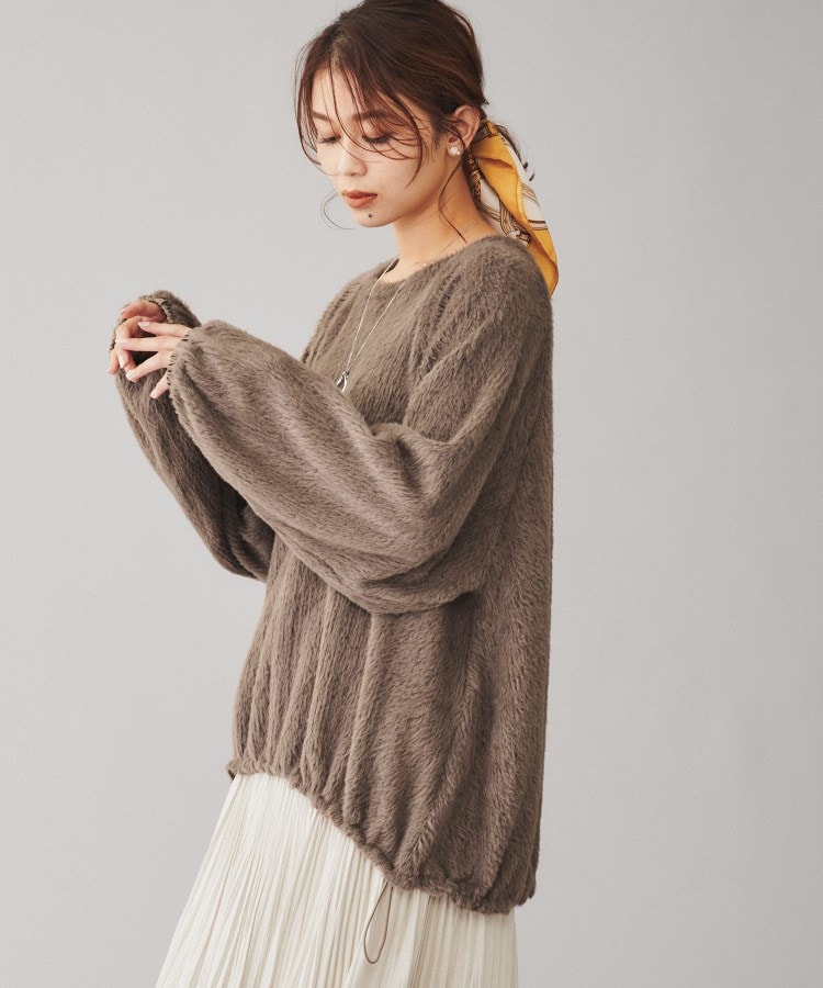 アンタイトル(UNTITLED)の【CHIGNON】シャギーニットソープルオーバー3