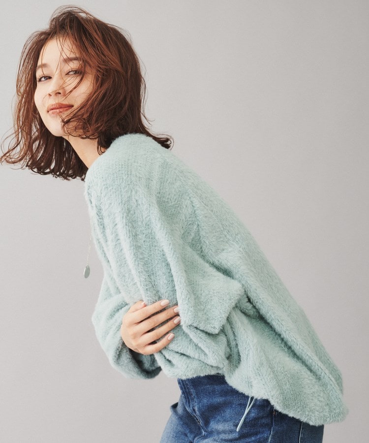 アンタイトル(UNTITLED)の【CHIGNON】シャギーニットソープルオーバー11