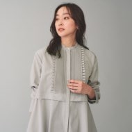 MARILYN MOON】タックフリル フレアワッシャーシャツ(シャツ MARILYN MOON】タックフリル フレアワッシャーシャツ(シャツ