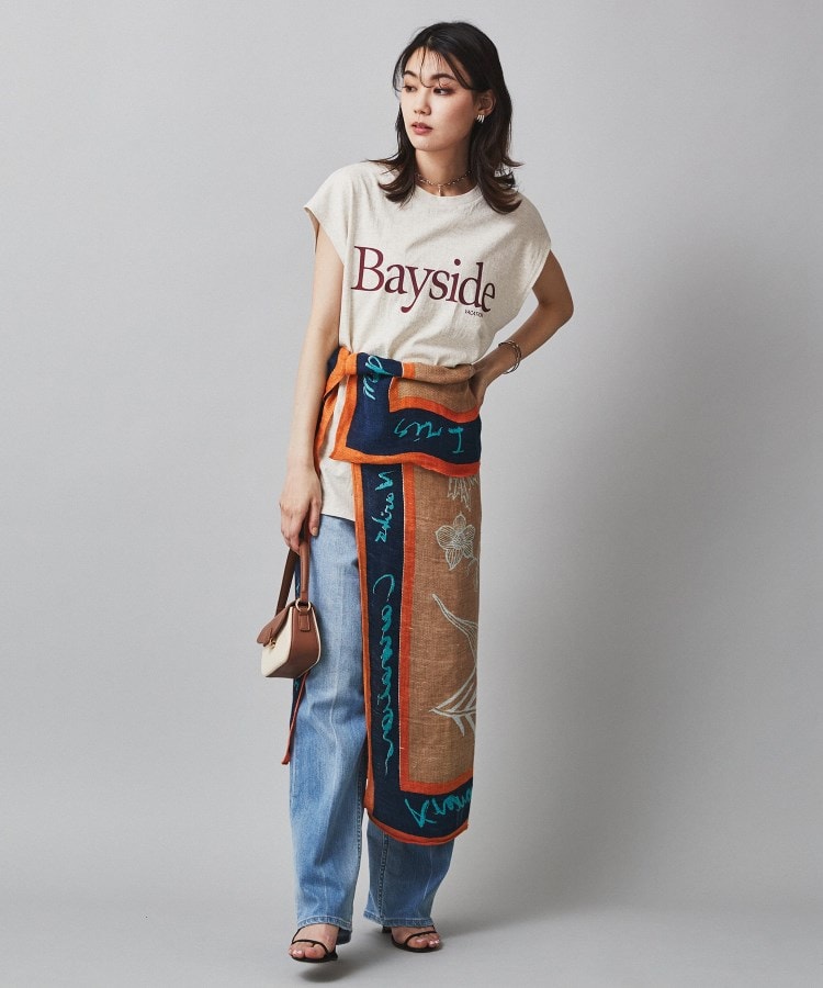 manipuri】フローラ リネン混ストール 120cm正方形(ストール manipuri】フローラ リネン混ストール 120cm正方形(ストール
