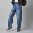 アンタイトル(UNTITLED)の【Healthy DENIM】 Raisin（レーズン）ワイドデニム サックスブルー(090)