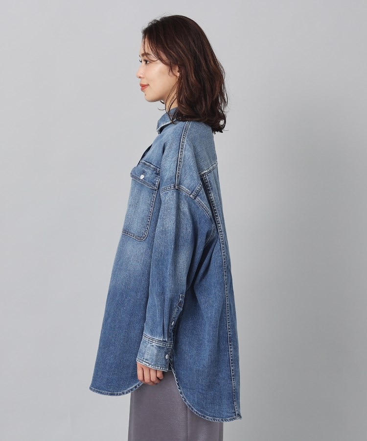 Healthy DENIM】 Almond（アーモンド）ビッグシャツ（デニム
