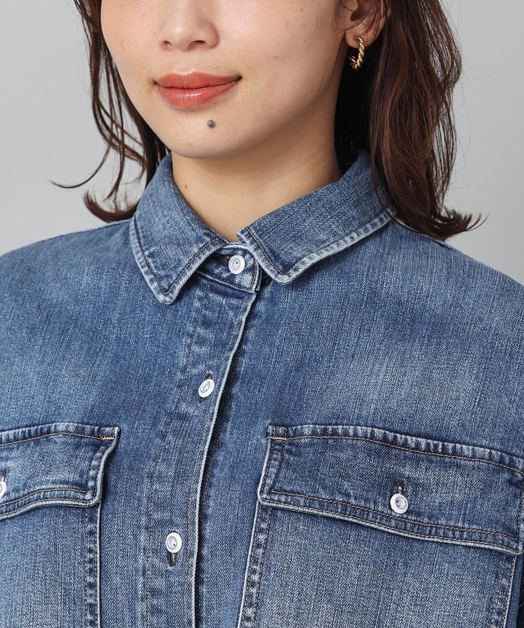 Healthy DENIM】 Almond(アーモンド)ビッグシャツ(デニム Healthy DENIM】 Almond(アーモンド)ビッグシャツ(デニム