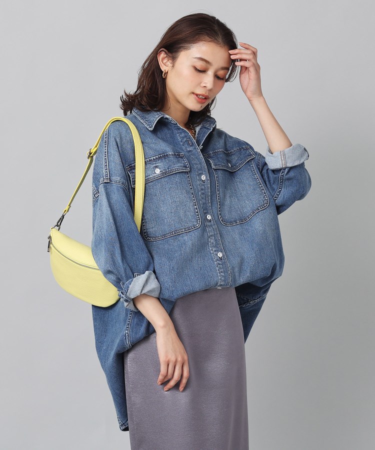 Healthy DENIM】 Almond(アーモンド)ビッグシャツ(デニム Healthy DENIM】 Almond(アーモンド)ビッグシャツ(デニム