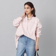 Healthy DENIM】 Almond（アーモンド）ビッグシャツ（デニム