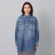 アンタイトル(UNTITLED)の【Healthy DENIM】 Almond（アーモンド）ビッグシャツ2