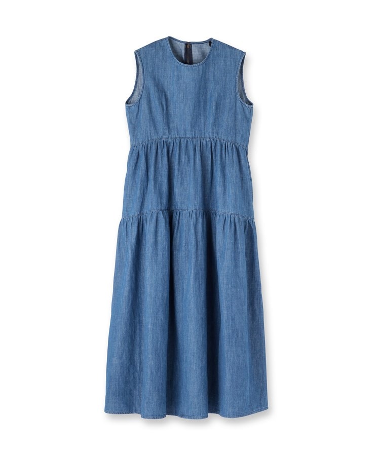 Healthy DENIM】Breezy Blueberryノースリーブ ティアード Healthy DENIM】Breezy Blueberryノースリーブ ティアード