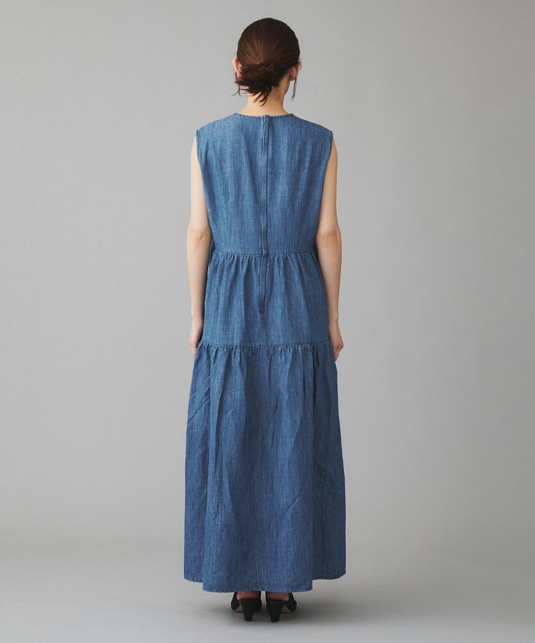 Healthy DENIM】Breezy Blueberryノースリーブ ティアード Healthy DENIM】Breezy Blueberryノースリーブ ティアード