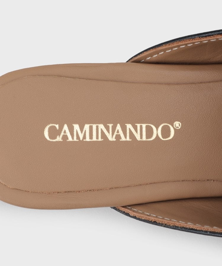 アンタイトル(UNTITLED)の【CAMINAND】スクエアトゥ ローファー型ミュール6