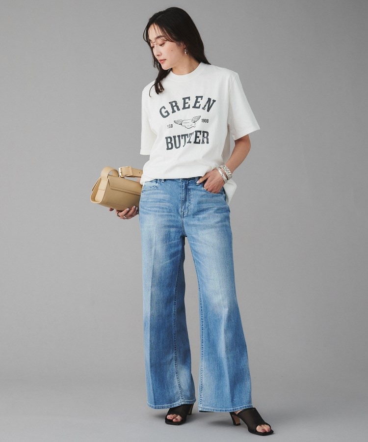 アンタイトル(UNTITLED)の【GREEN BUTTER】Butter Wing Tee3