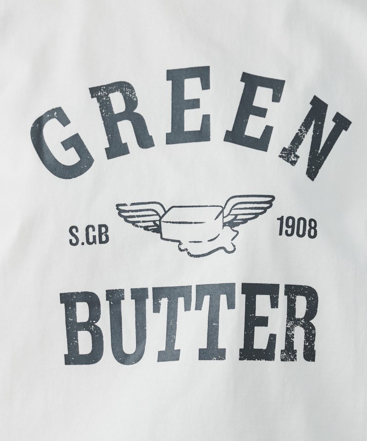 アンタイトル(UNTITLED)の【GREEN BUTTER】Butter Wing Tee4