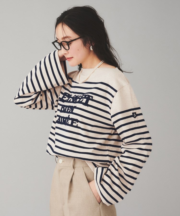 アンタイトル(UNTITLED)の【BLANC basque】バスクボーダー×刺繍プルオーバー8
