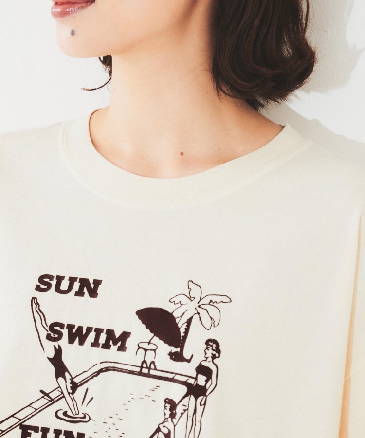 アンタイトル(UNTITLED)の【PARROTT CANVAS】POOLSIDE S／S TSHIRT13