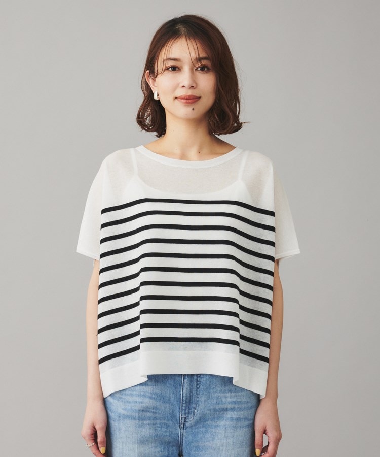 アンタイトル(UNTITLED)の【TRADITIONAL WEATHERWEAR】LYNE KNIT SHEERプルオーバー10