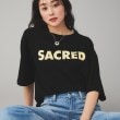 アンタイトル(UNTITLED)の【CHIGNON】カジュアルロゴTシャツ ブラック(019)