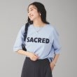 アンタイトル(UNTITLED)の【CHIGNON】カジュアルロゴTシャツ ブルー(091)