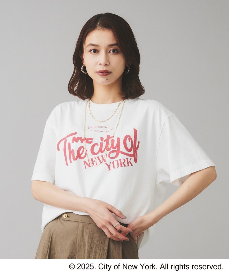 アンタイトル(UNTITLED)の【NYC×GOOD ROCK SPEED】ロゴTシャツ ホワイト(001)