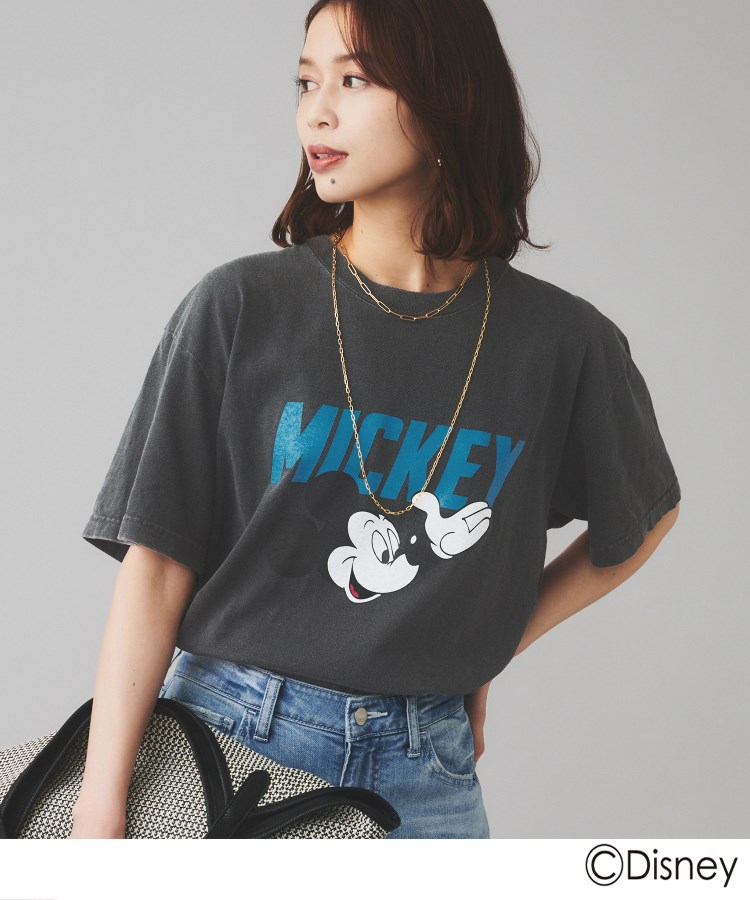 アンタイトル(UNTITLED)の【GOOD ROCK SPEED】Disney ／ ミッキーマウス ／ デザインTシャツ ブラック(019)
