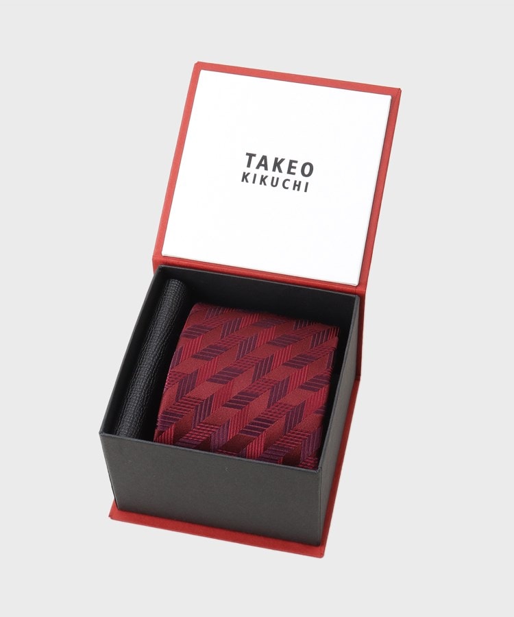 タケオキクチ(TAKEO KIKUCHI)の【矢絣柄】ネクタイ＋名刺入れBOXセット18