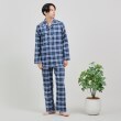 タケオキクチ(TAKEO KIKUCHI)のタータンチェックパジャマ ブルー(093)