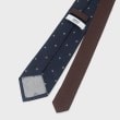 タケオキクチ(TAKEO KIKUCHI)の【BOXセット】フラワー小紋柄ネクタイ＆タイバー セット4