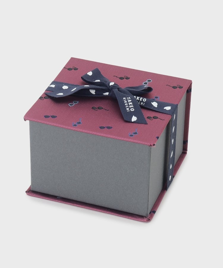タケオキクチ(TAKEO KIKUCHI)の【BOXセット/限定】メガネモチーフ ネクタイ＆タイバー セット13
