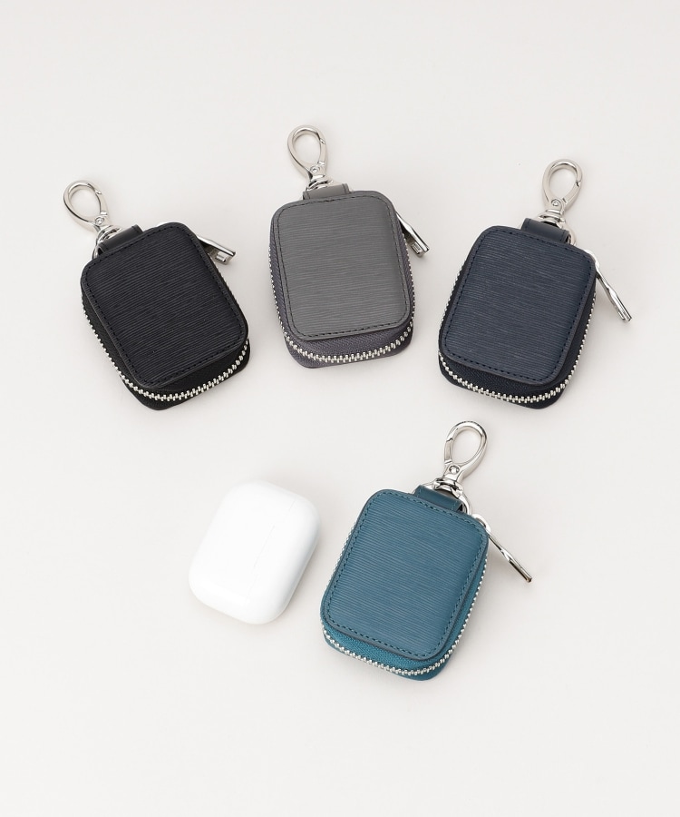 【コンビニ受取対応商品】 NEW レザーリップルシリーズ】Bluetoothイヤフォン&マルチ バッグ・財布