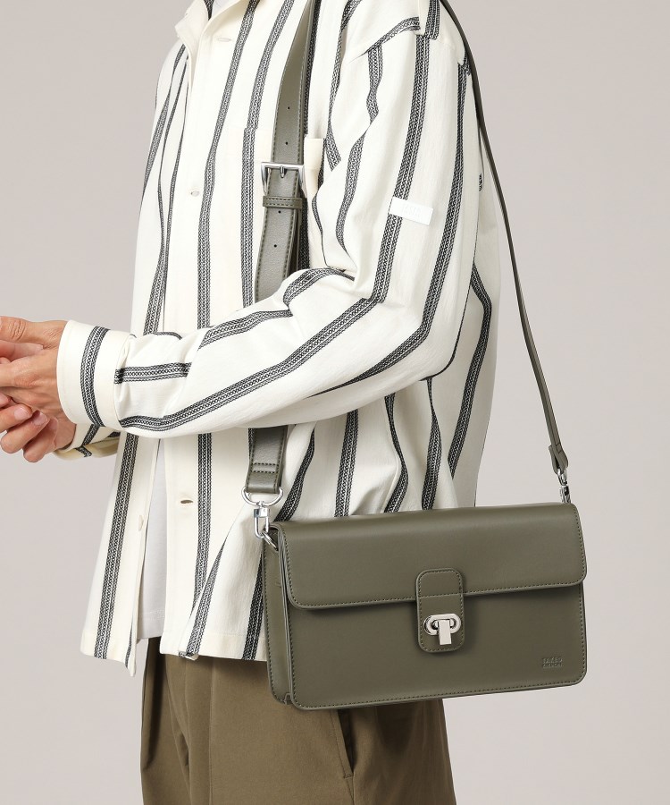 2WAY】カブセ ショルダー&クラッチバッグ(ショルダーバッグ 2WAY】カブセ ショルダー&クラッチバッグ(ショルダーバッグ