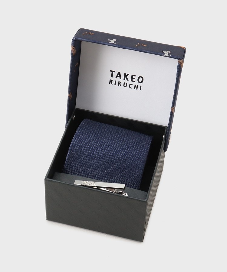 タケオキクチ(TAKEO KIKUCHI)の【BOXセット】アニマルモチーフ　ネクタイ＆タイバーセット25