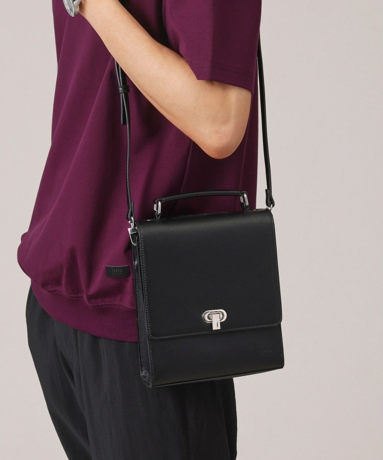 2WAY】フラップ BOXショルダーバッグ(ショルダーバッグ 2WAY】フラップ BOXショルダーバッグ(ショルダーバッグ