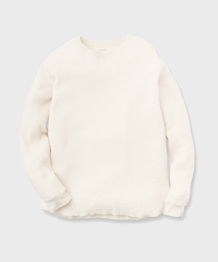 タケオキクチ(TAKEO KIKUCHI)の【ビワコットン】ビワッフルクルーネックT1