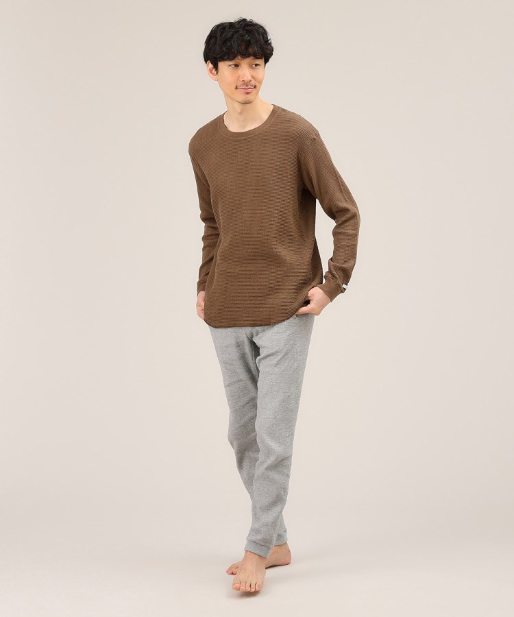 タケオキクチ(TAKEO KIKUCHI)の【ビワコットン】ビワッフルクルーネックT8