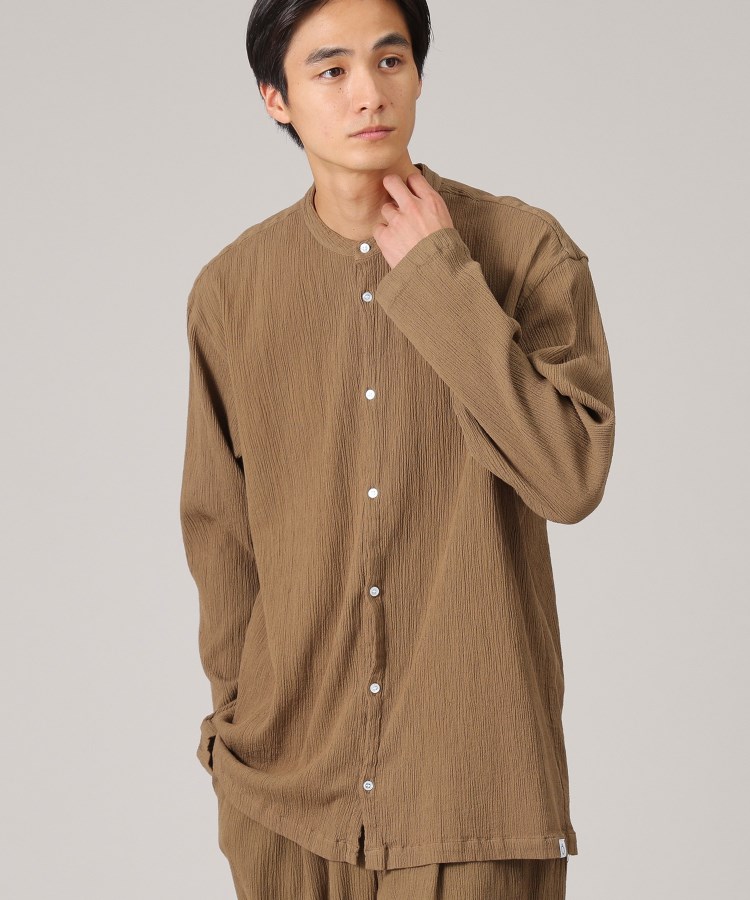タケオキクチ(TAKEO KIKUCHI)の◆【ビワコットン】 Oni－バンドカラー長袖シャツ7