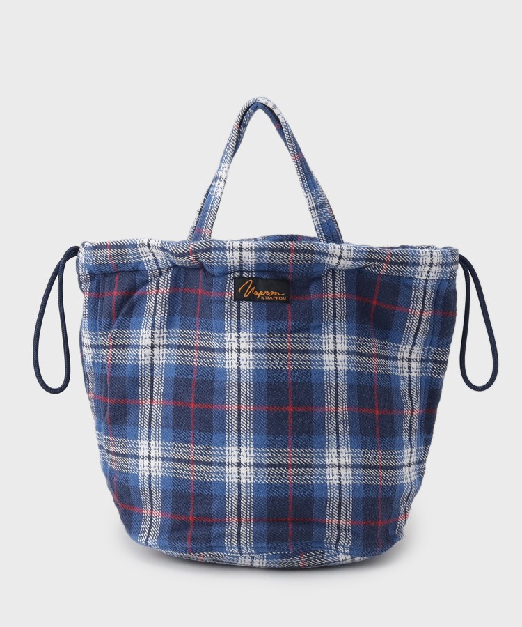 タケオキクチ(TAKEO KIKUCHI)の【NAPRON】CHECK PATIENTS BAG ブルー(292)