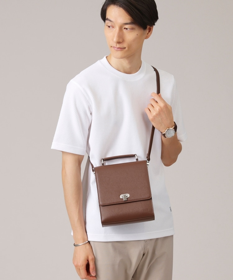 2WAY】フラップ BOXショルダーバッグ(ショルダーバッグ 2WAY】フラップ BOXショルダーバッグ(ショルダーバッグ