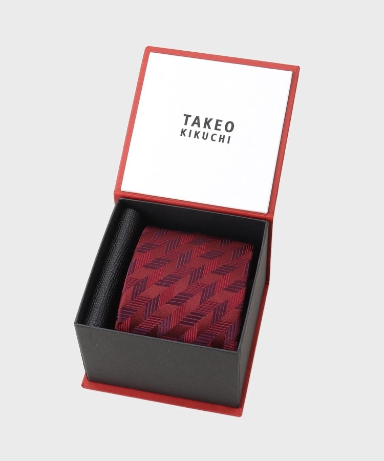 タケオキクチ(TAKEO KIKUCHI)の【矢絣柄】ネクタイ＋名刺入れBOXセット10