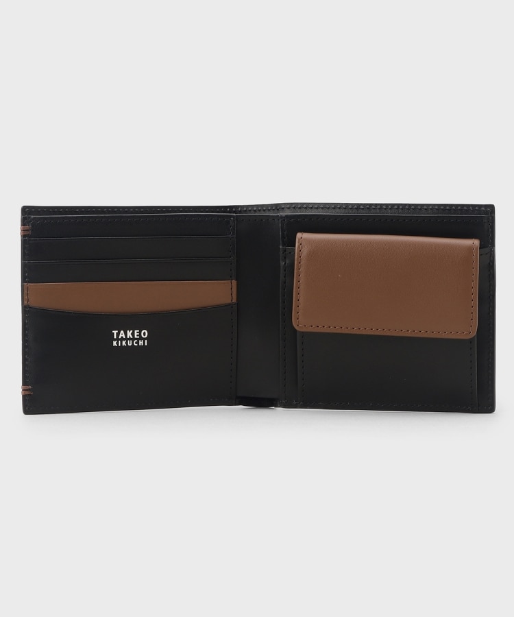カラーステッチ】リップル 2つ折り財布(財布) | TAKEO KIKUCHI カラーステッチ】リップル 2つ折り財布(財布) | TAKEO KIKUCHI