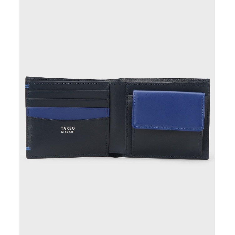 タケオキクチ(TAKEO KIKUCHI)のリップル Wステッチ 2つ折り財布 財布