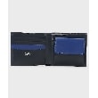 タケオキクチ(TAKEO KIKUCHI)のリップル Wステッチ 2つ折り財布 ブルー(093)