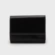タケオキクチ(TAKEO KIKUCHI)のダブルタンニン アンティークコンパクト財布 ブラック(019)