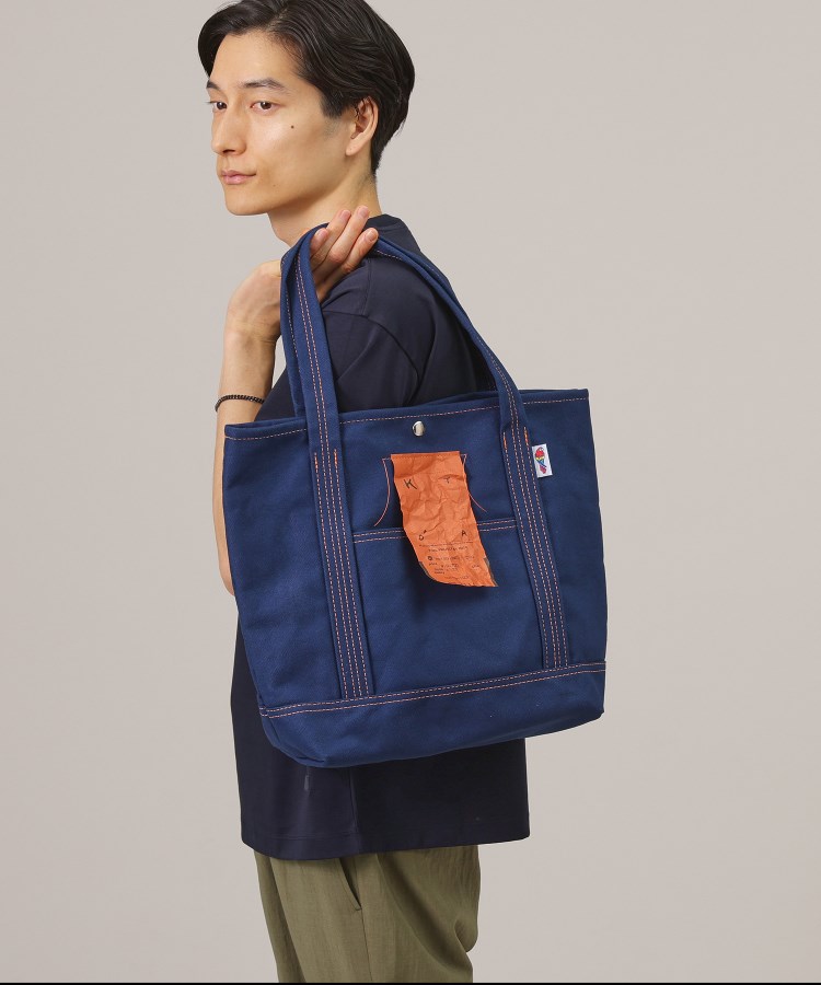 タケオキクチ(TAKEO KIKUCHI)の◆【PARROTT CANVAS】別注Barrier Island Tote ブルー(093)