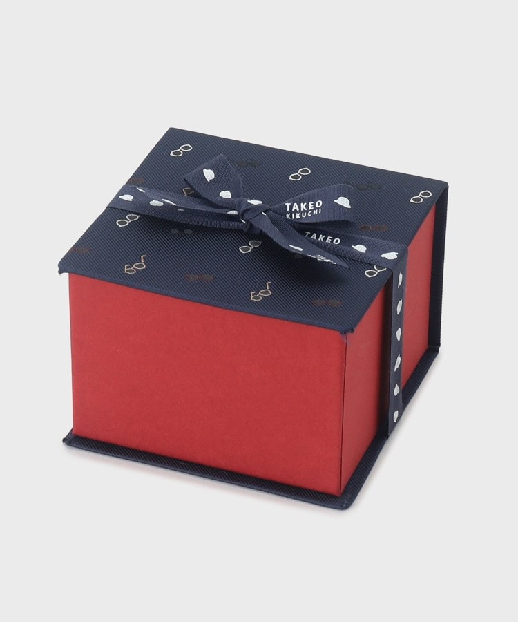 タケオキクチ(TAKEO KIKUCHI)の【BOXセット／限定】メガネモチーフ ネクタイ＆タイバー セット9