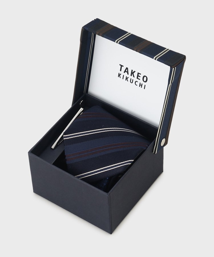 タケオキクチ(TAKEO KIKUCHI)の【BOXセット】スタンダード柄ネクタイ＆タイバー17
