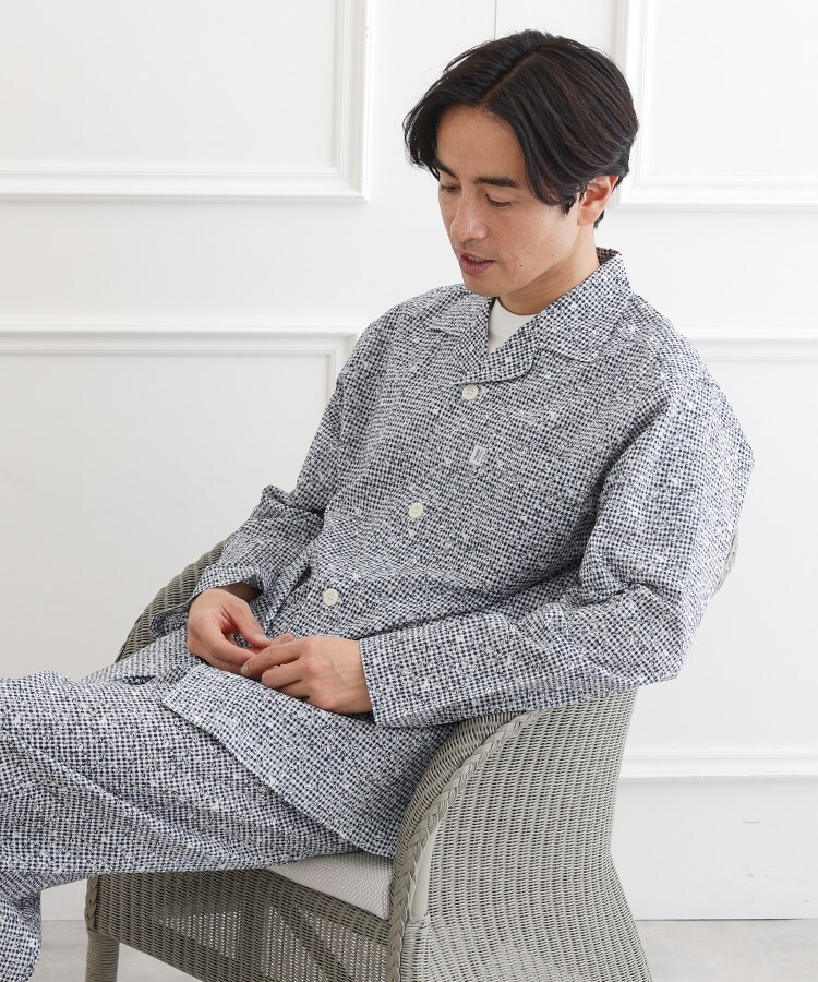 タケオキクチ(TAKEO KIKUCHI)の【MADE IN JAPAN】 フラワー＆ハット柄 テーラードパジャマ25