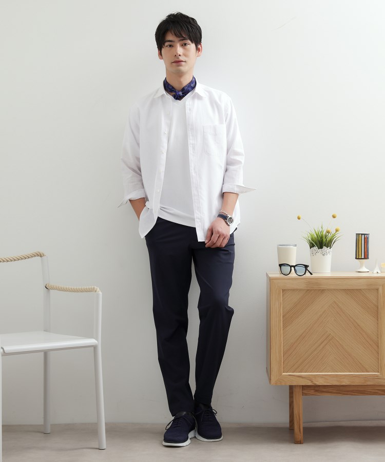 タケオキクチ(TAKEO KIKUCHI)の【LIMITED】リネンブレンド 7分袖シャツ20