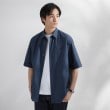 タケオキクチ(TAKEO KIKUCHI)の【LIMITED】ワンポイントロゴ刺繍 綿麻半袖シャツ26