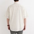 タケオキクチ(TAKEO KIKUCHI)の【LIMITED】ワンポイント刺繍 綿麻チェック 半袖シャツ4