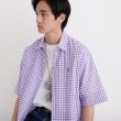 タケオキクチ(TAKEO KIKUCHI)の【LIMITED】ワンポイント刺繍 綿麻チェック 半袖シャツ17