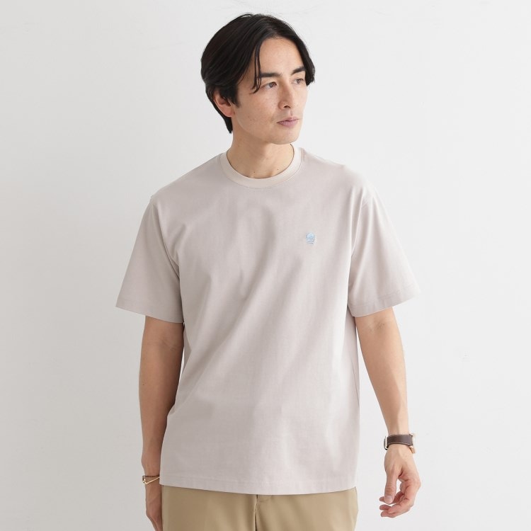 タケオキクチ(TAKEO KIKUCHI)の【LIMITED】ワンポイント刺繍 半袖Tシャツ Ｔシャツ